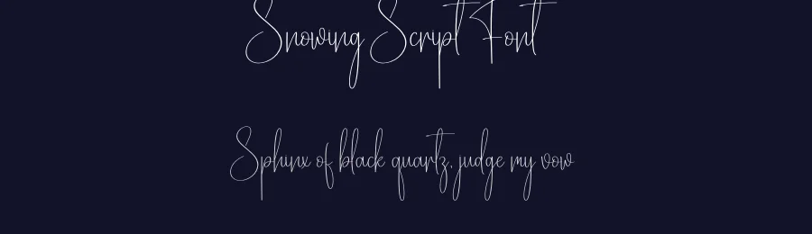 Snowing Script Font by andikastudio — Script Handwritten Font — thumbnail 2