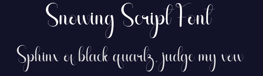 Snowing Script Font by andikastudio — Script Handwritten Font — thumbnail 2