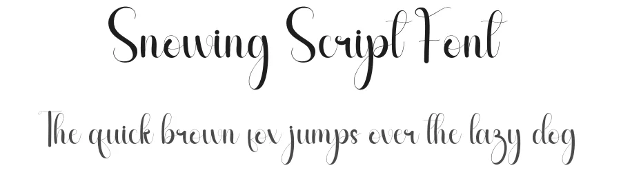 Snowing Script Font by andikastudio — Script Handwritten Font