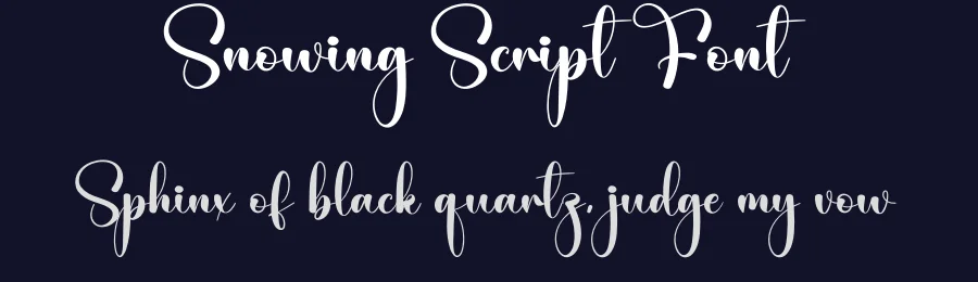Snowing Script Font by creativeletter — Script Handwritten Font — thumbnail 2
