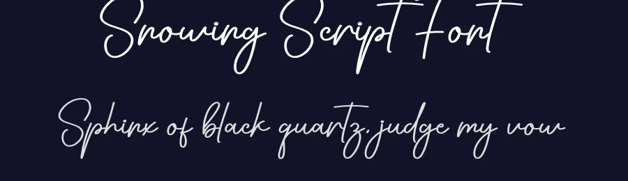 Snowing Script Font by creativeletter — Script Handwritten Font — thumbnail 2