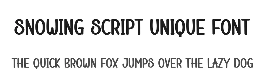 Snowing Script Unique Font by creativeletter — Display Font