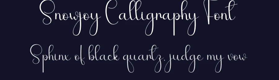 Snowjoy Calligraphy Font by andikastudio — Script Handwritten Font — thumbnail 2