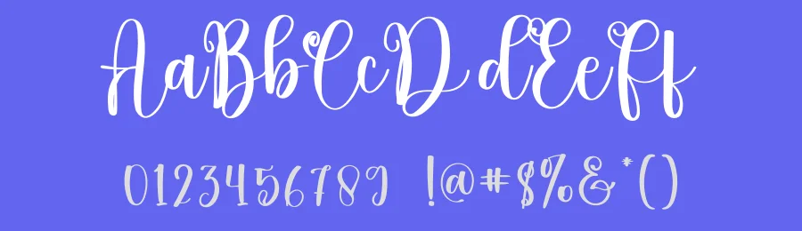 Snowlake Font by freshtypeink — Script Handwritten Font — thumbnail 3