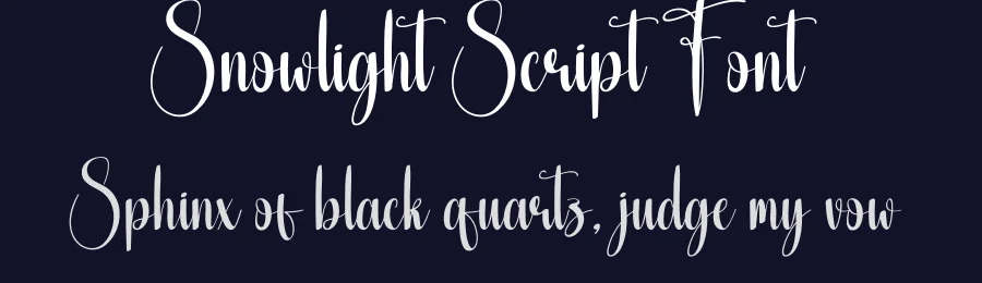 Snowlight Script Font by creativeletter — Script Handwritten Font — thumbnail 2