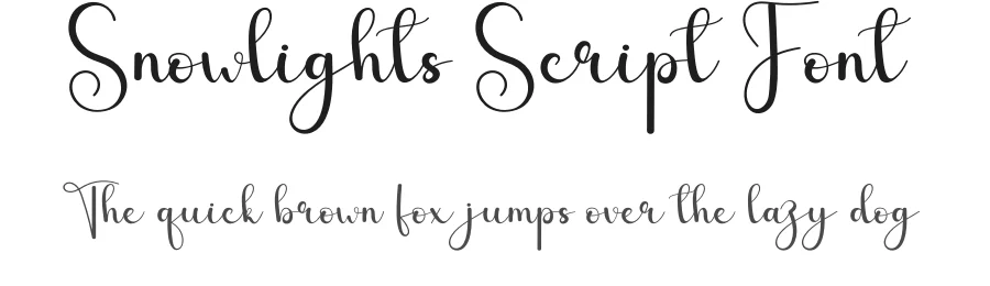 Snowlights Script Font by andikastudio — Script Handwritten Font