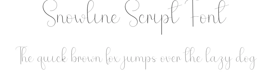 Snowline Script Font by andikastudio — Script Handwritten Font