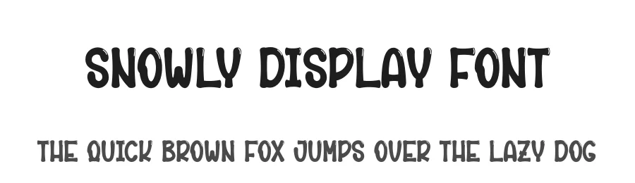 Snowly Display Font by andikastudio — Display Font