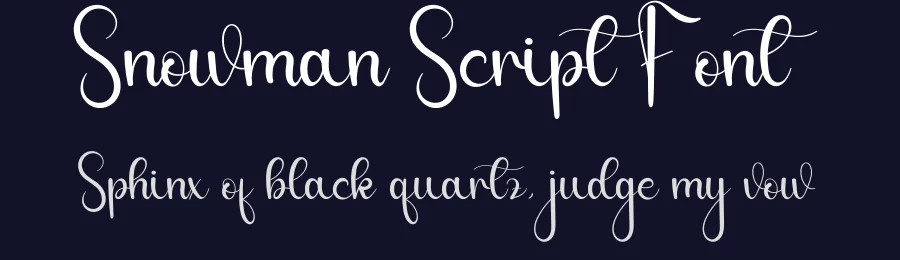 Snowman Script Font by andikastudio — Script Handwritten Font — thumbnail 2