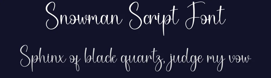 Snowman Script Font by andikastudio — Script Handwritten Font — thumbnail 2