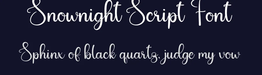 Snownight Script Font by andikastudio — Script Handwritten Font — thumbnail 2