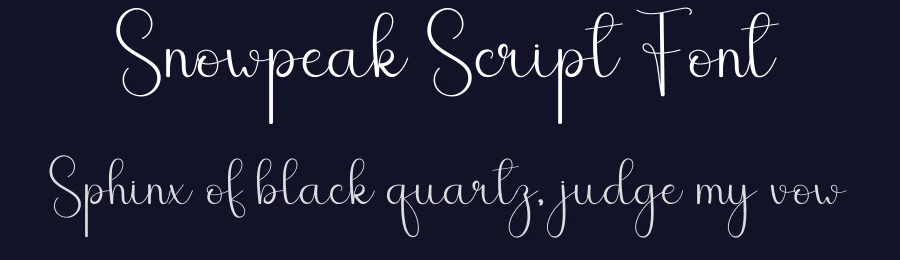 Snowpeak Script Font by andikastudio — Script Handwritten Font — thumbnail 2