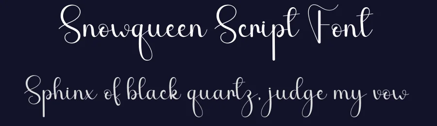 Snowqueen Script Font by andikastudio — Script Handwritten Font — thumbnail 2