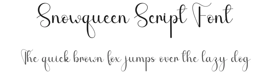 Snowqueen Script Font by andikastudio — Script Handwritten Font