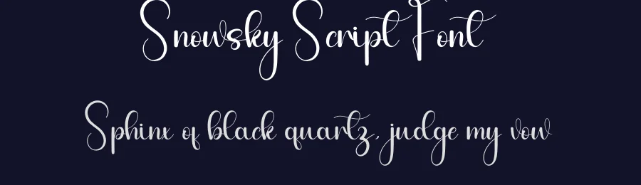 Snowsky Script Font by andikastudio — Script Handwritten Font — thumbnail 2