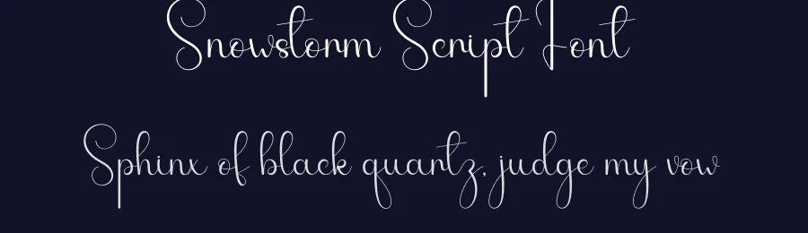 Snowstorm Script Font by andikastudio — Script Handwritten Font — thumbnail 2