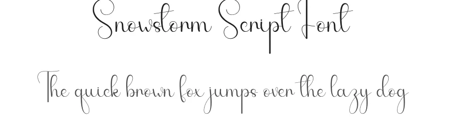 Snowstorm Script Font by andikastudio — Script Handwritten Font
