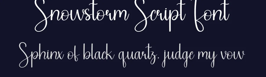 Snowstorm Script Font by andikastudio — Script Handwritten Font — thumbnail 2