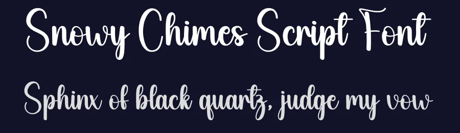 Snowy Chimes Script Font by andikastudio — Script Handwritten Font — thumbnail 2