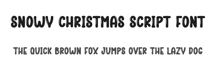 Snowy Christmas Script Font by creativeletter — Display Font