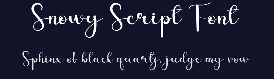 Snowy Script Font by andikastudio — Script Handwritten Font — thumbnail 2