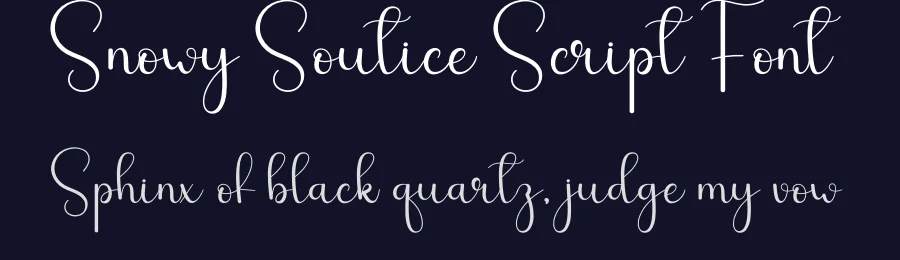 Snowy Soutice Script Font by andikastudio — Script Handwritten Font — thumbnail 2