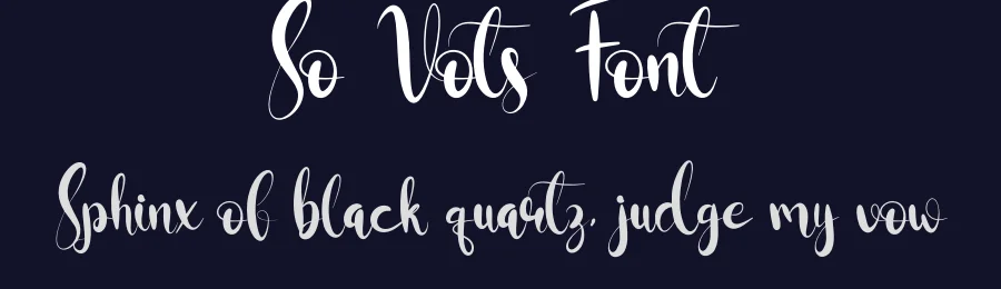 So Vots Font by fahmistudio99 — Script Handwritten Font — thumbnail 2