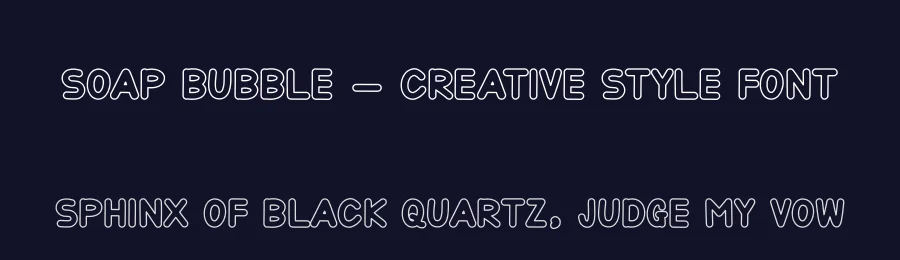 Soap Bubble – Creative Style Font by andikastudio — Script Handwritten Font — thumbnail 2