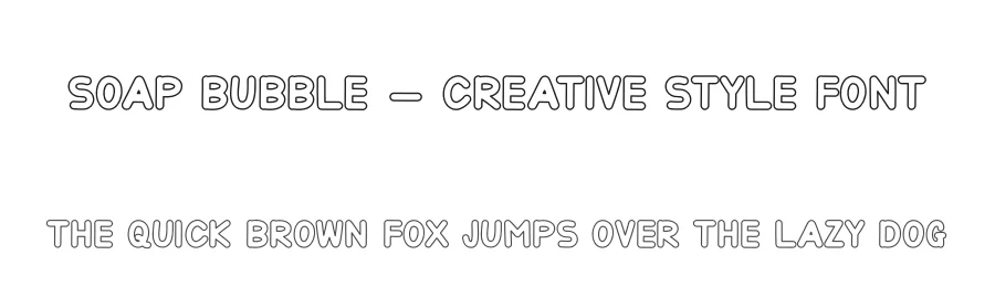Soap Bubble β Creative Style Font by andikastudio β Script Handwritten Font