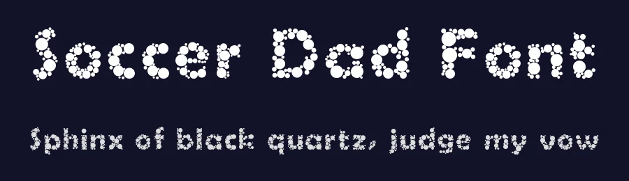 Soccer Dad Font by welovefont — Display Font — thumbnail 2