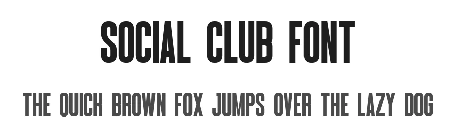 Social Club Font by Craftedtype — Decorative Font