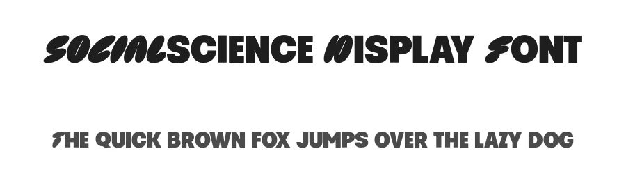 Social Science Display Font by Mans Greback — Display Font