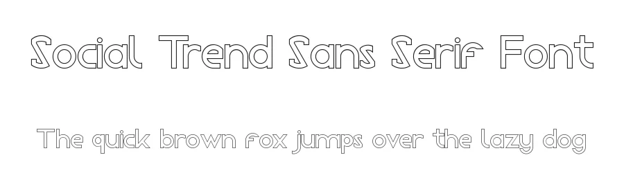 Social Trend Sans Serif Font by edricstudio — Sans Serif Font