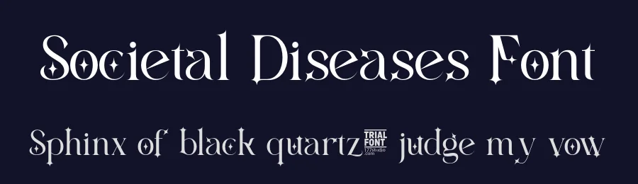 Societal Diseases Font by 177Studio — Display Font — thumbnail 2