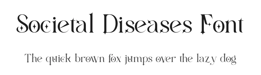 Societal Diseases Font by 177Studio — Display Font