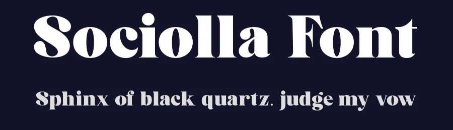 Sociolla Font by burntilldead — Serif Font — thumbnail 2