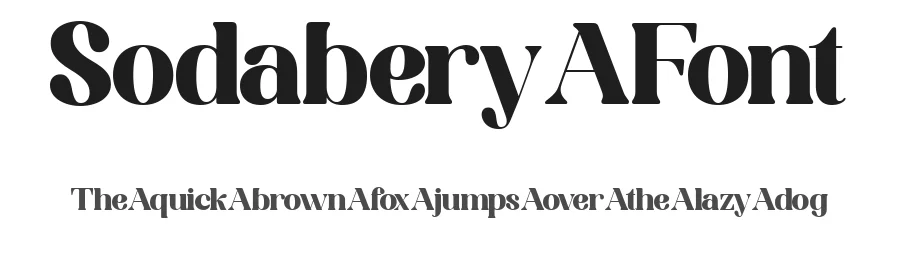 Sodabery Font by Taboja Std — Decorative Font