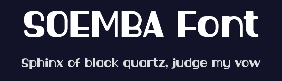 SOEMBA Font by Rautan Studio — Decorative Font — thumbnail 2