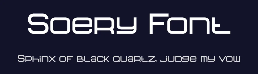 Soery Font by Klakon Studio — Sans Serif Font — thumbnail 2