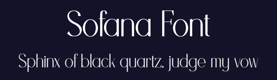 Sofana Font by SlideShoot — Sans Serif Font — thumbnail 2