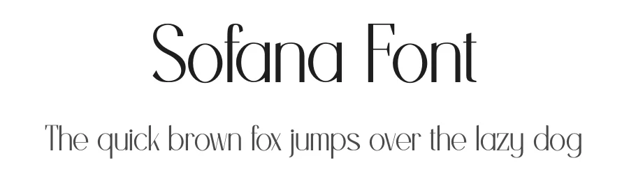 Sofana Font by SlideShoot — Sans Serif Font