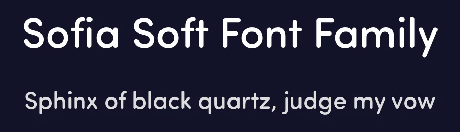 Sofia Soft Font Family by Mostardesign — Sans Serif Font — thumbnail 2