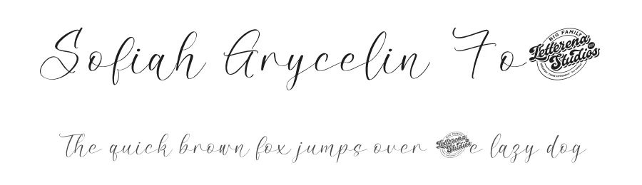 Sofiah Grycelin Font by letterenastudios — Script Handwritten Font