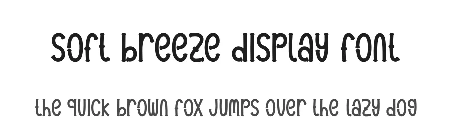 Soft Breeze Display Font by andikastudio — Display Font