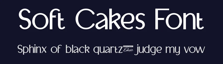 Soft Cakes Font by edricstudio — Sans Serif Font — thumbnail 2