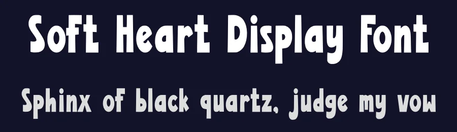Soft Heart Display Font by Siapgraph — Display Font — thumbnail 2