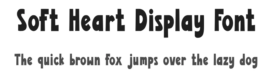 Soft Heart Display Font by Siapgraph — Display Font
