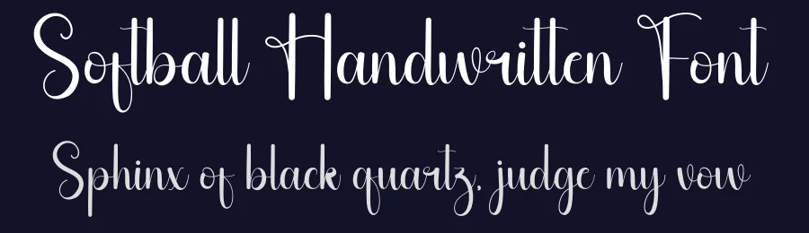 Softball Handwritten Font by andikastudio — Script Handwritten Font — thumbnail 2