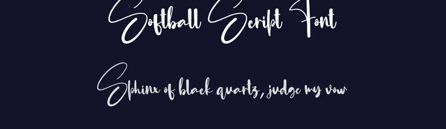 Softball Script Font by creativeletter — Script Handwritten Font — thumbnail 2