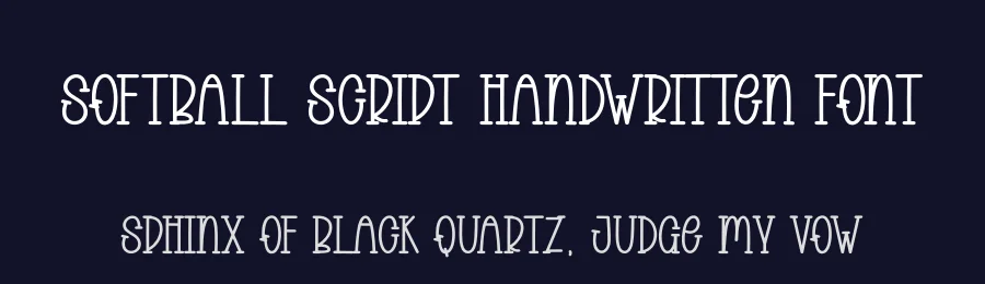Softball Script Handwritten Font by andikastudio — Display Font — thumbnail 2